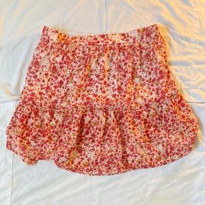 NWT J Crew floral miniskirt